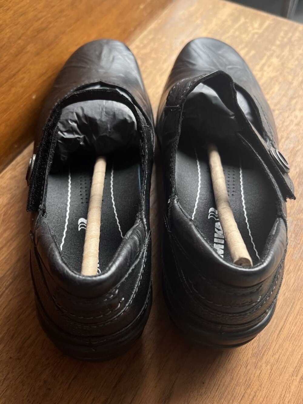 Romika Mary Jane Cassie 50 Flats EU 39 Black Leather US 8 NIB Comfort Shoe - Picture 4 of 6